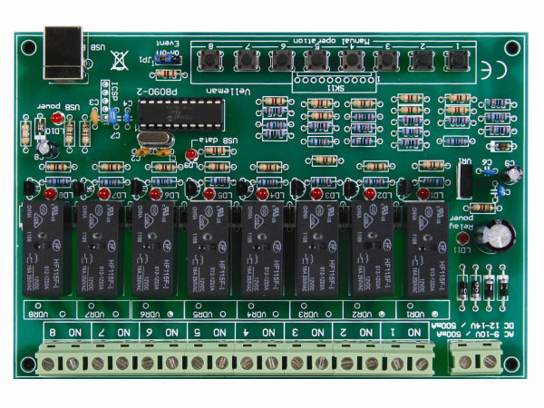 Carte 8 canaux vm8090 relais pilotés Iphone ipad prise usb ordinateur internet ECLATS DESTOCKAGE