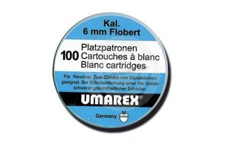 Cartouche a blanc 6mm Flobert umarex boite de 100 pour revolver ou pistolet. - ECLATS DESTOCKAGE