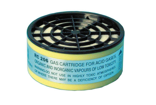 Cartouche filtration carbone risque chimique filtre rc206 protection masque a gaz Nez bouche en 405 ECLATS DESTOCKAGE