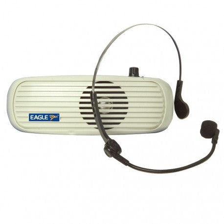 Casque amplificateur de son public address portable EAGLE-P660-W sonorisation autonome portatif guide touristique ECLATS DESTOCKAGE