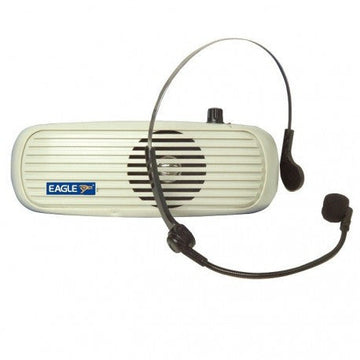 Casque amplificateur de son public address portable EAGLE-P660-W sonorisation autonome portatif guide touristique ECLATS DESTOCKAGE