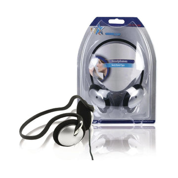 Casque audio stereo tour de cou Jack 3.5mm aimants neodyme 32mm hq-hp122nb numerique sonorisation Fréquence: 20 - 20.000 Hz ECLATS DESTOCKAGE