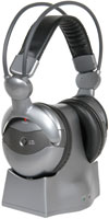 Casque auditif rechargeable hf stereo sans fil uhf 863mhz chaine hifi musique ordinateur televiseur ECLATS DESTOCKAGE