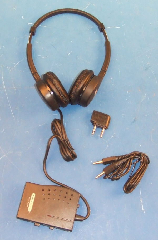 Casque auditif stereo portable amelioration ecoute deparasitage audio noiseb velleman ECLATS DESTOCKAGE