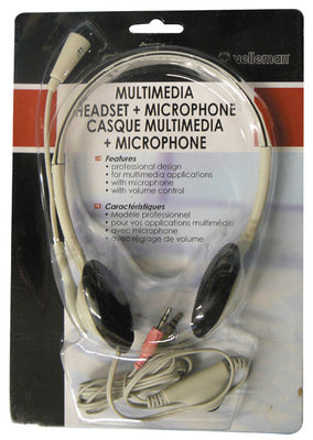 Casque multimedia microphone pc ordinateur msn yahoo skype voip hsmt1 portable internet telephone ECLATS DESTOCKAGE