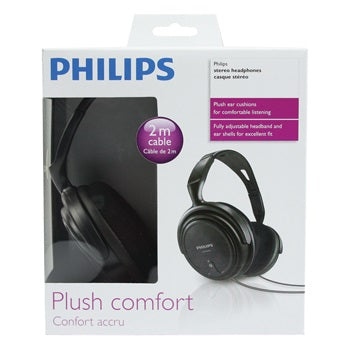 Casque stereo tv filaire d interieur philips ecoute pc musique television shp2500 ECLATS DESTOCKAGE