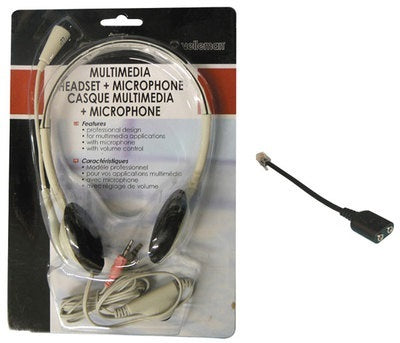 casque telephone multimedia micro pc casques telephonique telephone gratuit msn yahoo skype voip ECLATS DESTOCKAGE