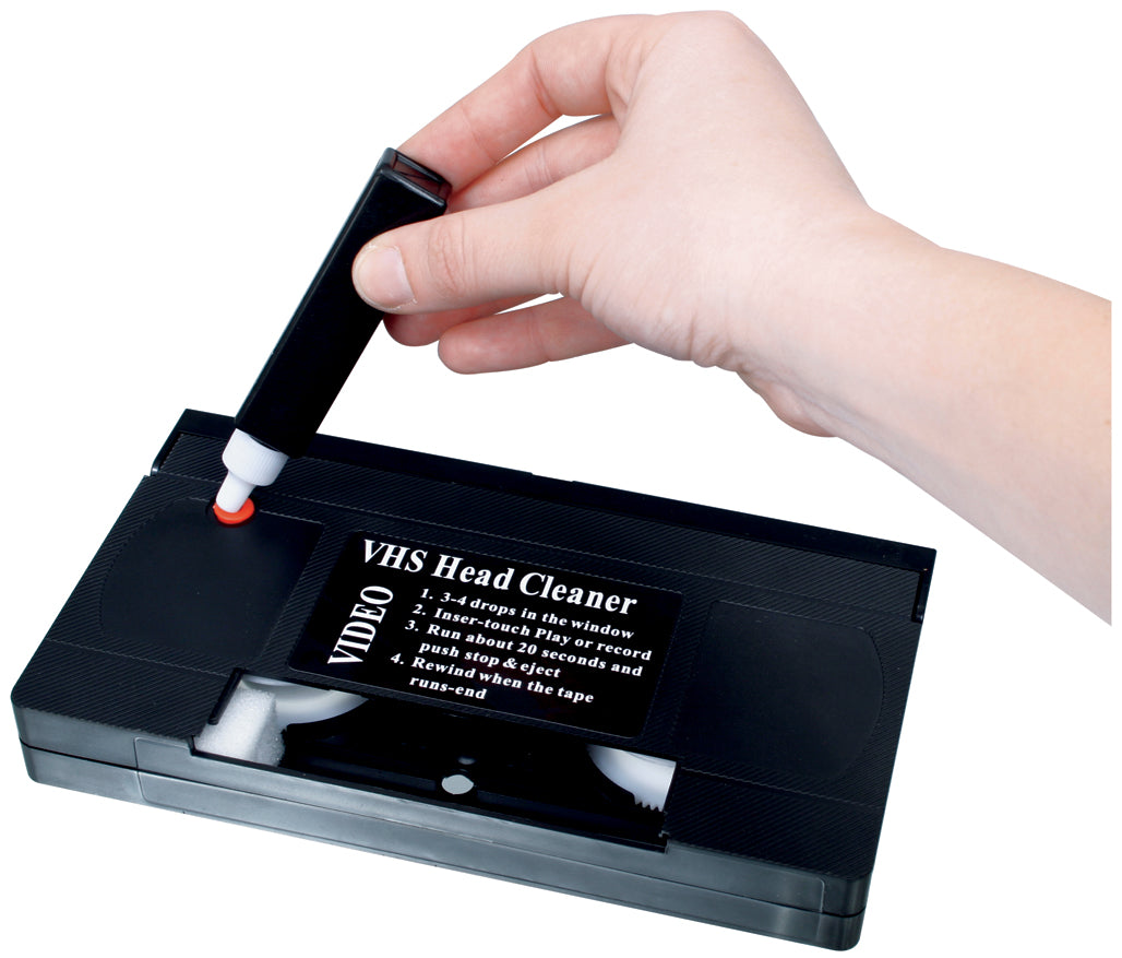 Cassette nettoyage k7 vhs magnetoscope video clp-020 nettoie contact bande konig ECLATS DESTOCKAGE