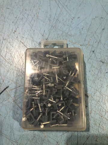 Cavalier diamètre 10 gris (sachet 100 pcs) attache cable fixation efcf10g accessoires perel ECLATS DESTOCKAGE