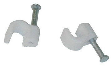 Cavalier diamètre 7 blanc (sachet 100 pcs) attache cable fixation cable cable accessoires fixation ECLATS DESTOCKAGE