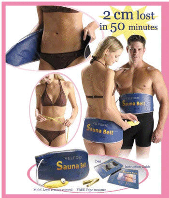 Ceinture sauna Vibrante Amaigrissante Chauffante velform massage sudation cellulite minceur ECLATS DESTOCKAGE