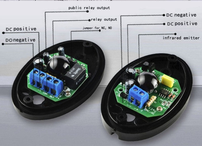 Cellule electronique 12v 24v pour barriere infrarouge ECLATS DESTOCKAGE