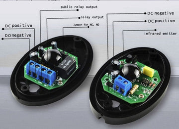 Cellule electronique 12v 24v pour barriere infrarouge ECLATS DESTOCKAGE