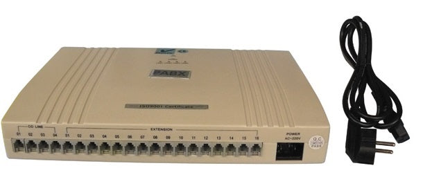 Central standard telephonique autocom 4 lignes 16 postes analogique autocommutateur téléphone - ECLATS DESTOCKAGE
