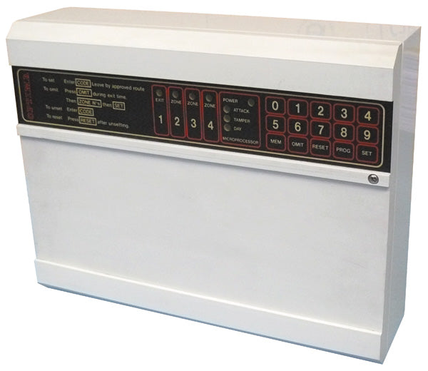 Centrale alarme 4 zones 220v antivol maison villa appartement commerce ECLATS DESTOCKAGE
