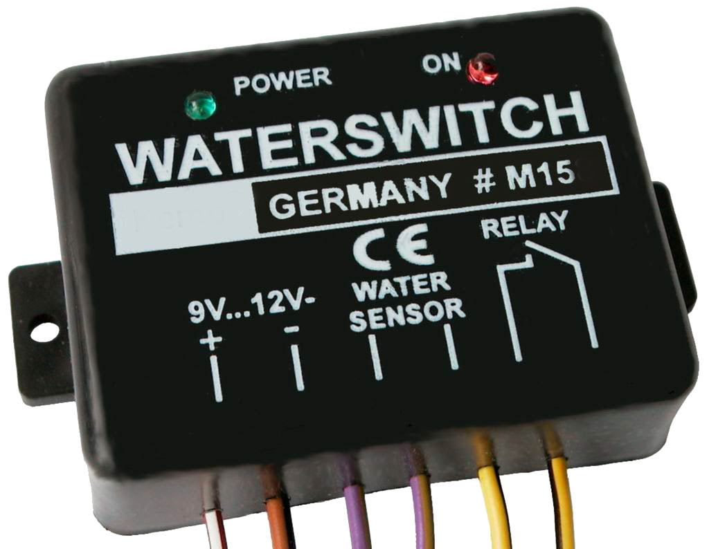 Centrale detecteur eau 12v signalisation pluie neige grele pluviometre m158 waterswitch 9v 10v 11v ECLATS DESTOCKAGE