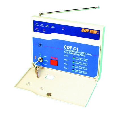 Centrale sans fil 4 zones 433.92mhz pour alarme sans fil 980w1, 980i 15 980c1 alarme antivol - ECLATS DESTOCKAGE