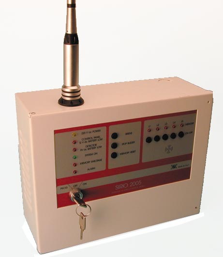 Centrale sans fil 5 zones 27.12mhz sirio 2005 alarme antivol alarme antivol electronique ECLATS DESTOCKAGE