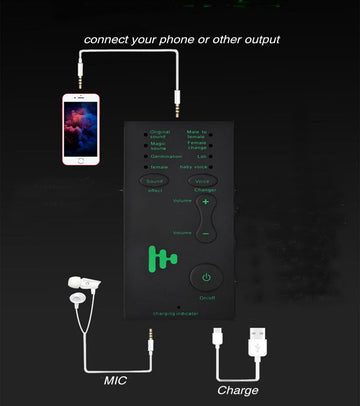 Dispositif Changeur Voix Téléphone Cellulaire Spy Voice Disguiser Microphone pour Smartphones Mobiles ECLATS DESTOCKAGE