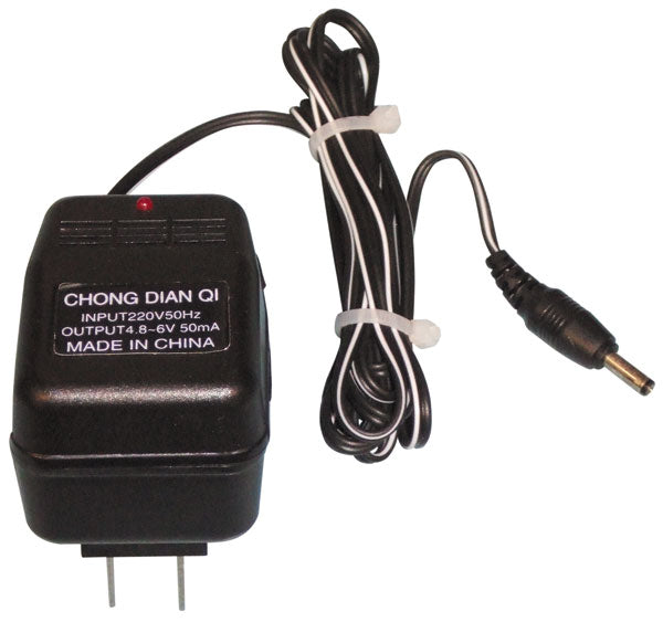 Chargeur 220v 230v 4.8 à 6vcc 4,8v 5v 5.5v 6v 7.2v 50ma 3.5mm 1.35mm batterie matraque matlr1 ECLATS DESTOCKAGE