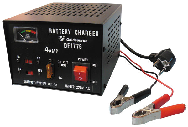 Chargeur auto 220v 6v 7.2v 12v 13.8v 4a batterie accu rechargeable voiture coffret metal 6/12vcc ECLATS DESTOCKAGE