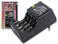 Chargeur dechargeur accus batterie rechargeable vl3288 accu nimh/nicd alimentation 230vac ECLATS DESTOCKAGE