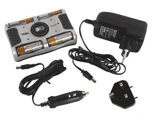 Chargeur ni mh super rapide pour r3 r6 ni mh 4 accus r6 nimh cl2500huf 2500mah ECLATS DESTOCKAGE