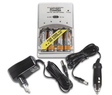 Chargeur rapide cl2200hf batterie accumulateur r3 r6 ni mh 4 accus r6 nimh 2200mah inclus ECLATS DESTOCKAGE