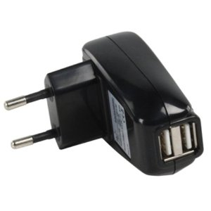 Chargeur secteur alimentation 110v 220v double prise usb 5v ipd-power40 ipad p.sup.usb402 psseusb7 ECLATS DESTOCKAGE