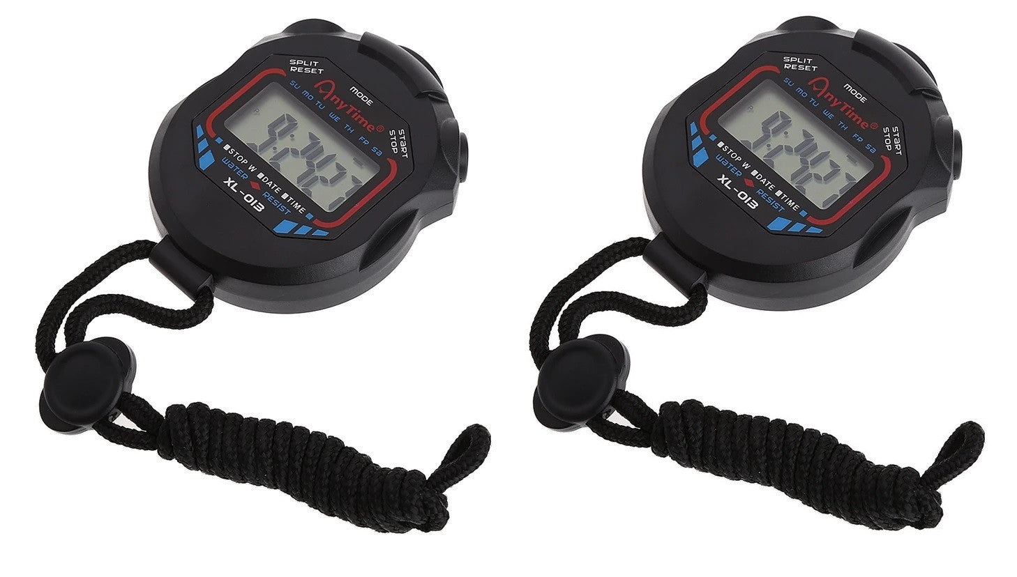 2 Chronomètre de sport Chronomètre numérique Compteur Chronomètre Compteur Sport Alarme Sport ECLATS DESTOCKAGE
