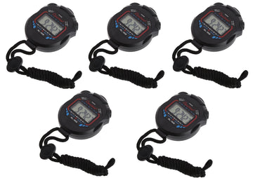 5 Chronomètre de sport Chronomètre numérique Compteur Chronomètre Compteur Sport Alarme Sport ECLATS DESTOCKAGE