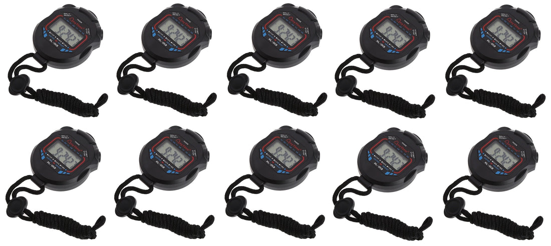 10 Chronomètre de sport Chronomètre numérique Compteur Chronomètre Compteur Sport Alarme Sport ECLATS DESTOCKAGE