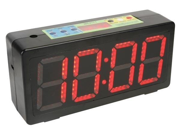 Chronometre horloge afficheur led compte a rebours wc4171 ECLATS DESTOCKAGE