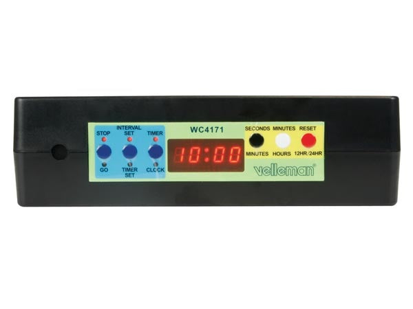 Chronometre horloge compte a rebours wc4171 afficheur led avec chiffres de 10cm minuterie ECLATS DESTOCKAGE