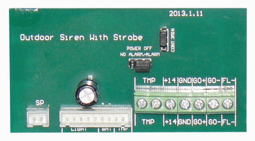 Circuit de sirene autoalimentee sa120p BS-2-50W PCB alarme sonore securite ECLATS DESTOCKAGE