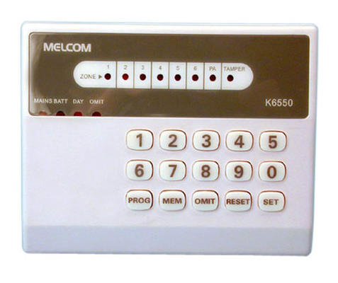 Clavier alarme electronique led pour centrale st6550 antivol c8z (k6550) - ECLATS DESTOCKAGE