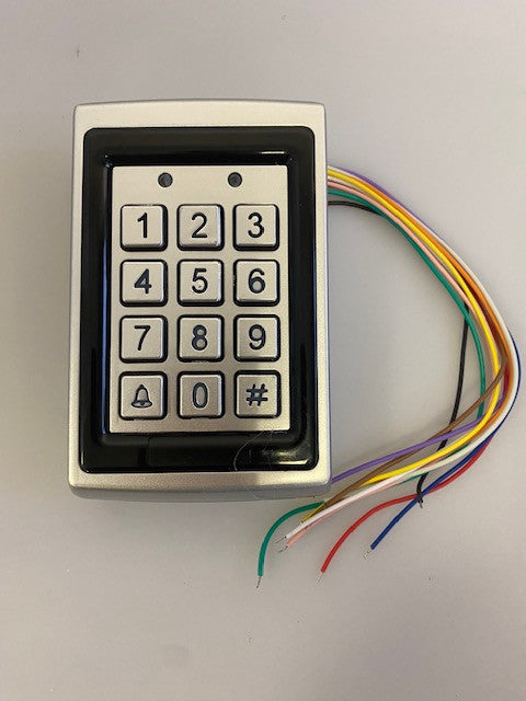 Clavier lecteur de carte em controle acces 125khz 12v metal etanche exterieur ECLATS DESTOCKAGE