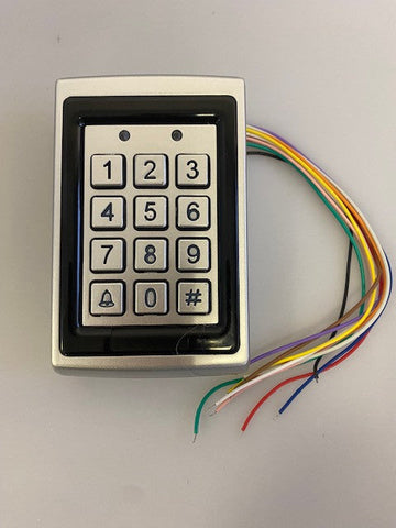 Clavier lecteur de carte em controle acces 125khz 12v metal etanche exterieur ECLATS DESTOCKAGE