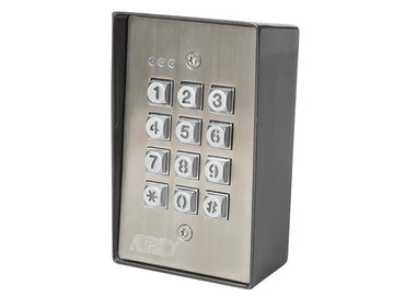 Clavier metal 12v code numerique 2 canaux haa2850 24vca 12vcc ip66 eclairage anti vandale etanche ECLATS DESTOCKAGE