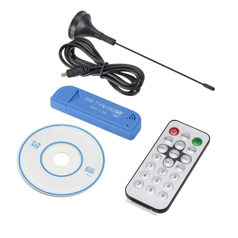 Clé TNT usb hd récepteur HDTV tuner DVB decodeur terminal telecommande antenne ECLATS DESTOCKAGE