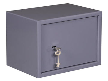 Coffre fort en metal a 2 clefs serrure coffret securite metallique clef avec panneton ECLATS DESTOCKAGE