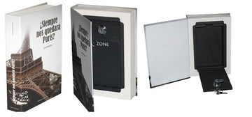 Coffre fort en modele livre pour la securite des objets bs001 - ECLATS DESTOCKAGE