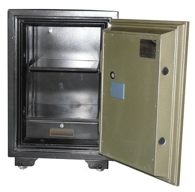 Coffre fort ignifuge anti feu serrure clef haute sécurité code metal armoire metallique - ECLATS DESTOCKAGE