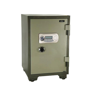 Coffre fort metal ignifuge serrure serrure code clef armoire metallique haute sécurité anti feu - ECLATS DESTOCKAGE