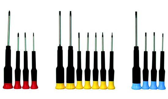 Coffret 15 tournevis 4 plats 4 cruciformes 7 torx vtset16 velleman outil outillage out15 ECLATS DESTOCKAGE