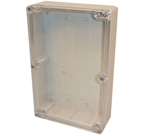 Coffret abs transparent 222x146x55mm boitier plastique pvc g218c protection materiel ECLATS DESTOCKAGE