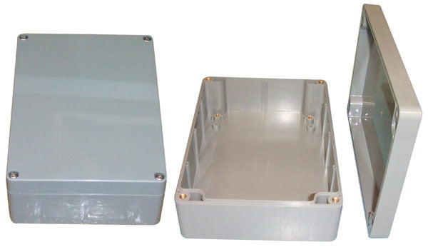 Coffret etanche ip65 gris 171x121x55mm coffre protection materiel g313 electronique boite boitier ECLATS DESTOCKAGE
