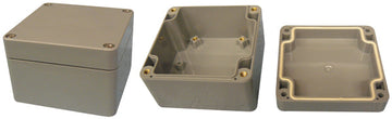 Coffret etanche ip66 abs gris 82x80x55mm coffre g366 protection materiel electronique boite boitier ECLATS DESTOCKAGE