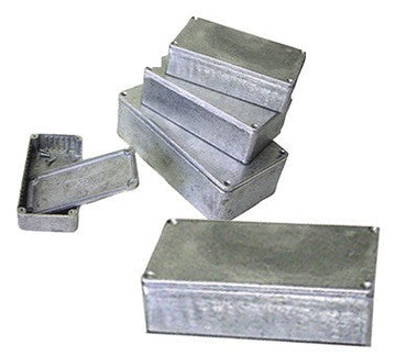Coffret metallique aluminium haca15 150 x 80 x 50 mm coffre boite boitier ECLATS DESTOCKAGE