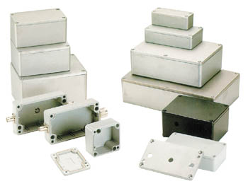 Coffret metallique etanche en aluminium  115 x 65 x 55mm g111 coffre boite boitier ECLATS DESTOCKAGE